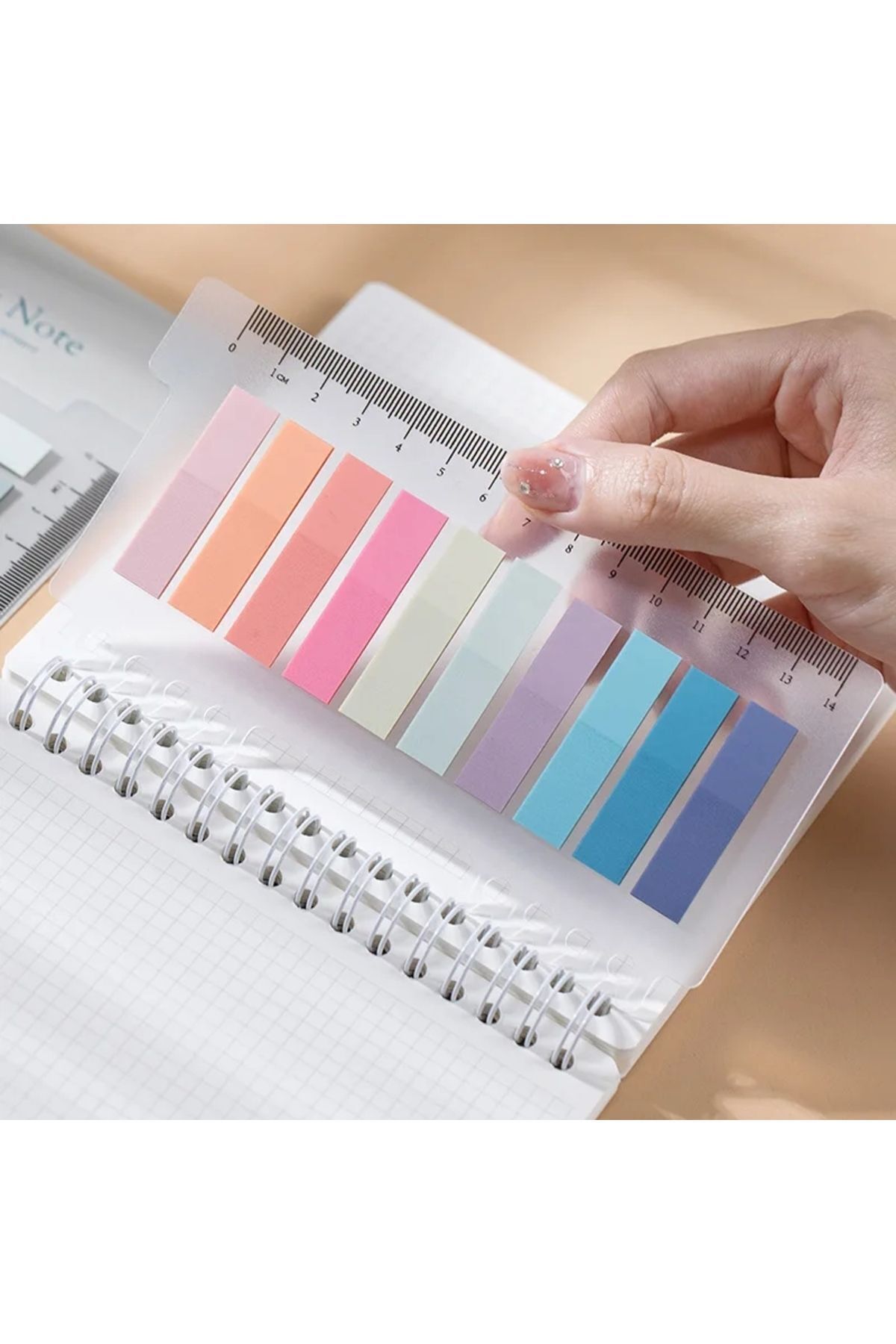 Kawaii-Transparent Strip Post-it Spring Card 2