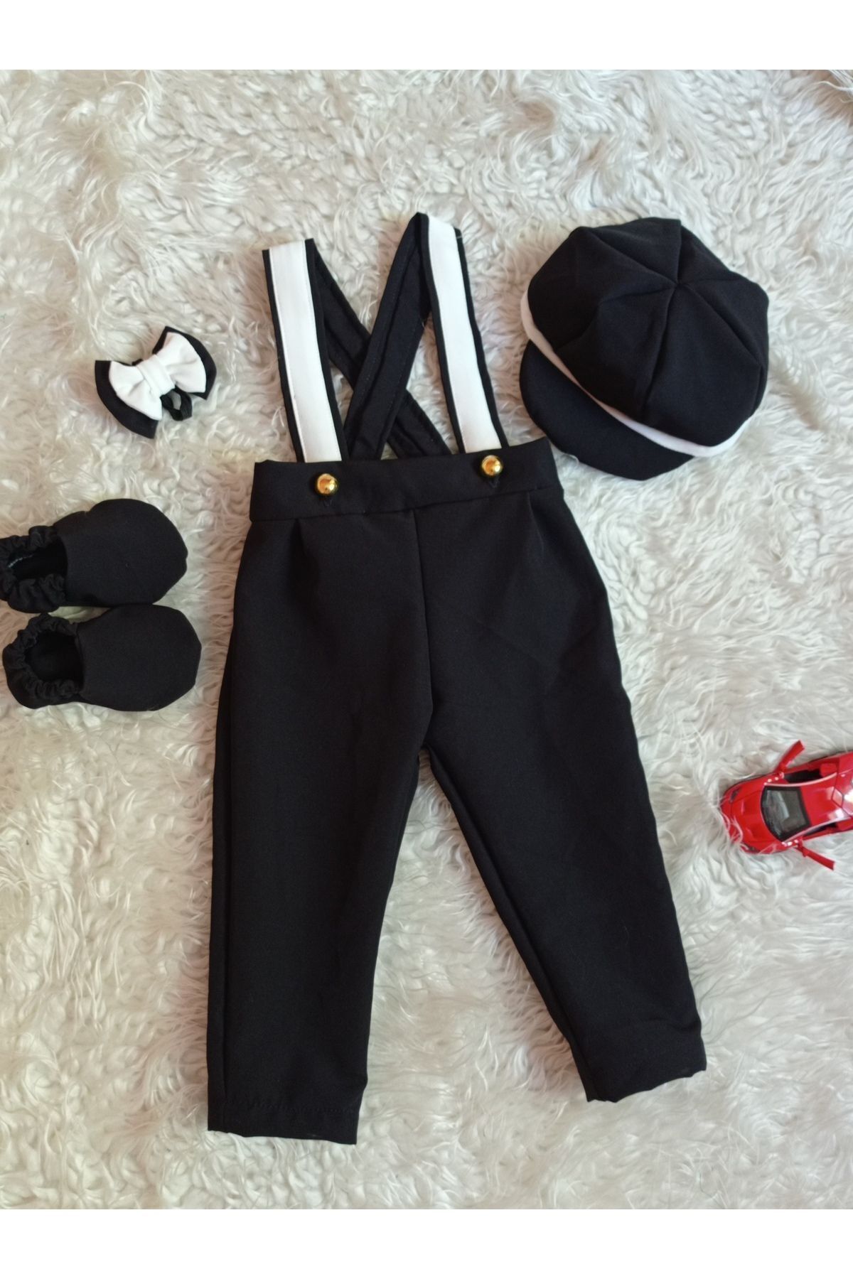 AgTasarım Siyah doğum günü konsept Salopet takım fotoğrafı 3 (önizleme)