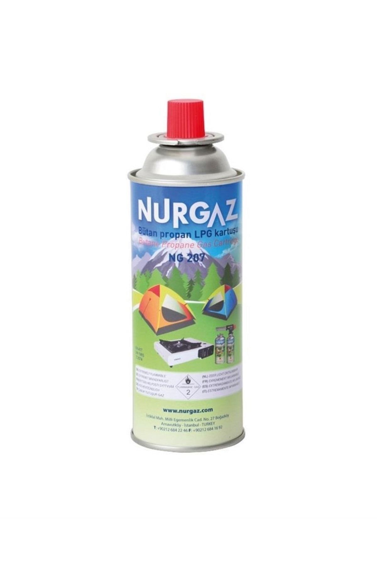 NURGAZ 220 Gr Vidalı Kartuş - 4'lü