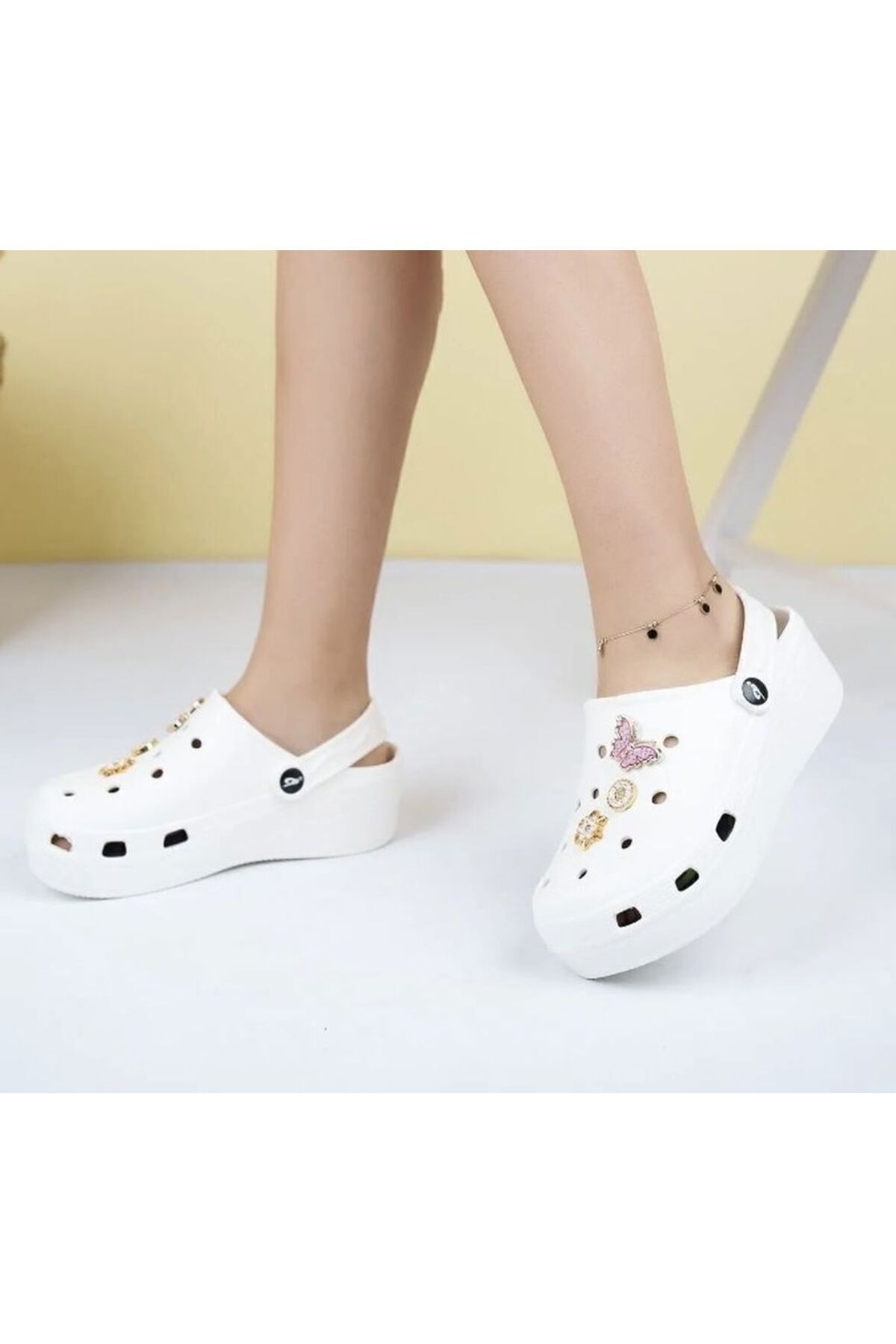 Callibron-Massage Sole, Suitable for Daily Use, High Sole, Hospital Cook Nurse Doctor Slippers 1