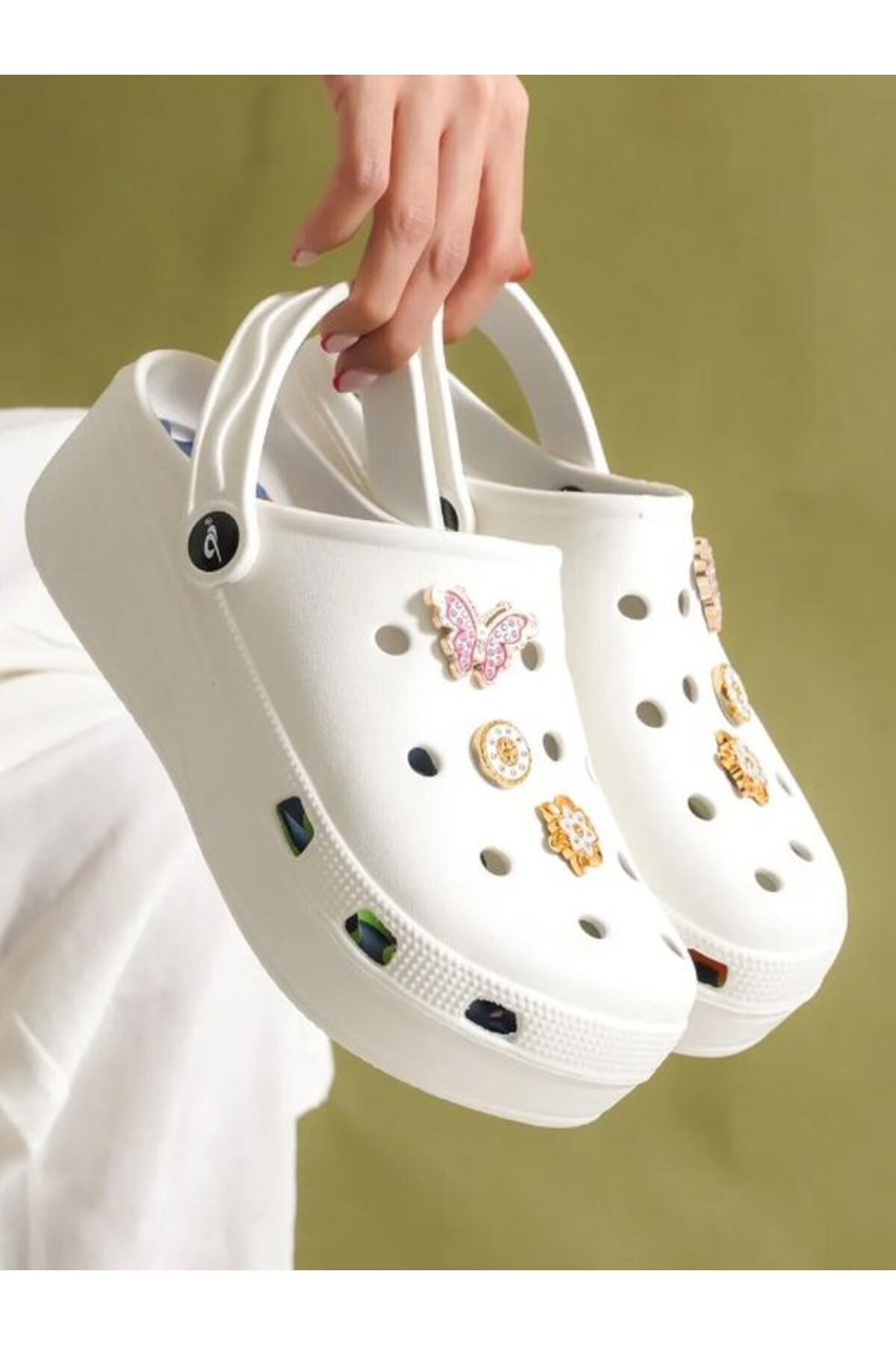 Callibron-Massage Sole, Suitable for Daily Use, High Sole, Hospital Cook Nurse Doctor Slippers 3