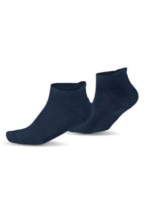 2 Adet Tactel Antibakteriyel Dikişsiz Lacivert Spor Çorabı Ayakta Ter Ve Koku Yapmaz TCTL770352F
