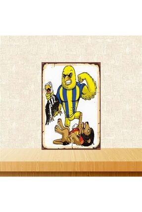 Fenerbahçe 20-30 cm Retro Ahşap Poster Tkfx3652 TKFX3652-XX