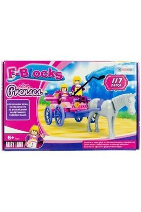F-blocks Prenses Lego Kız Çocuk Oyuncak 117 Parça 48447