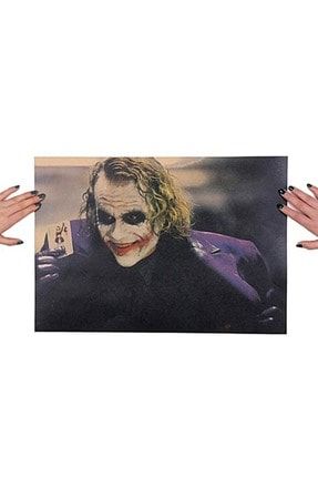 Joker Dark Knight Heath Ledger Kraft Poster Af013 SLFAF013