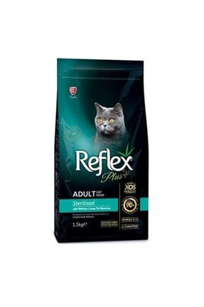 Reflex Plus Somonlu Kisirlastirilmis Kedi Mamasi 1 5 Kg X 2 Adet Trendyol