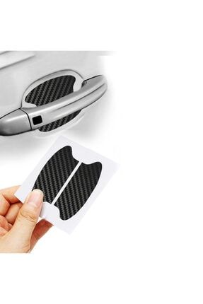 Yubbox Mavi Arac Ve Otomobil Kapi Kolu Boya Koruma Ve Cizik Onleyici Karbon Vinyl Kaplama Trendyol