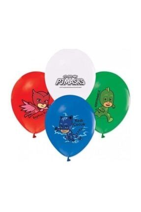 Parti Dolabi 12 Adet Pijamaskeliler Balonu Pj Masks Helyumla Ucan Balonlari Fiyati Yorumlari Trendyol