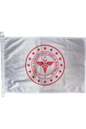 Sağlık Bakanlığı Logolu Bayrak 50x75cm. SGLBKN50X75
