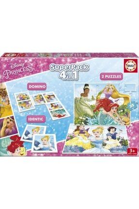 Princesses Domino + Hafıza Oyunu + Puzzle EDU17198