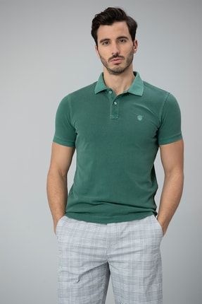 Erkek Yeşil Vernon Spor Polo T- Shirt 111040056100600