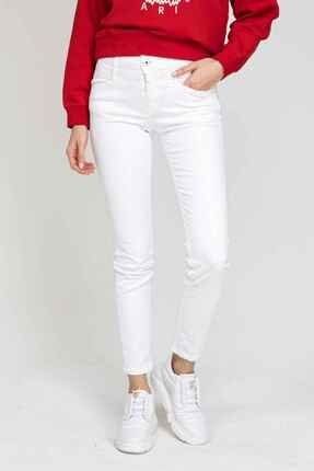 Kadın Beyaz Skinny Fit Jeans 5788319875230