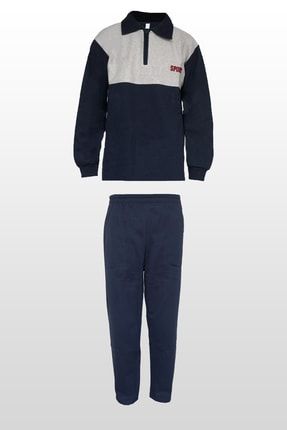Tampap Erkek Uzun Kollu Kislik Kalin Pamuklu Pijama Takimi 3493 Uk Trendyol