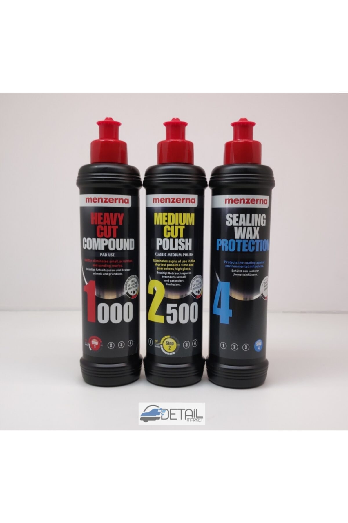 Menzerna 250ml- Set Per Lucidatura Auto, 1000 Heavy Cut + 2500 - Foto 2