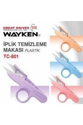 Wayken Tc-801 Iplik Temizleme Makası Plastik GK01902