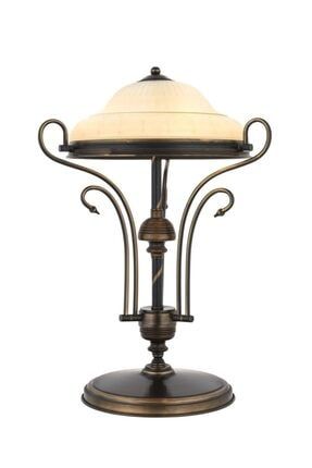 Aluna Lighting Saten Bronz Pirinc Masa Lambasi Fay 00527 Tl Trendyol