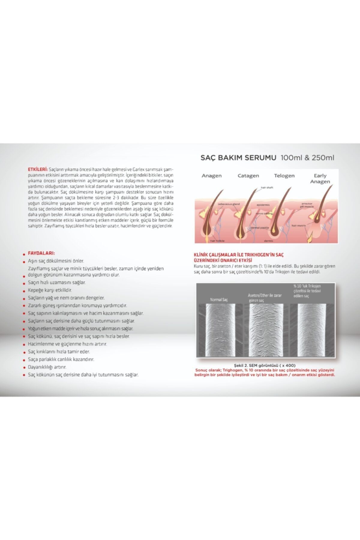 Saç Bakım Serumu 250 Ml