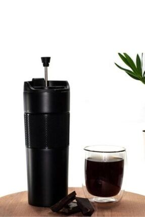 French Press Özellikli Lüx Çelik Termos 500 Ml 2122594