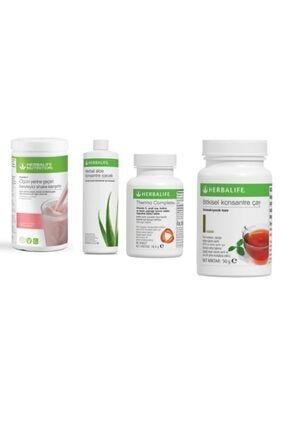 Herbalife Yag Yakici Aylik Paket Seftali Cay 50gr Thermo Aloe Vera Icecek Trendyol