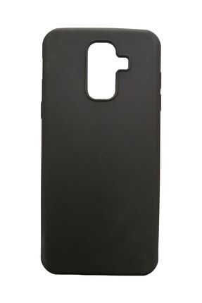 Samsung Galaxy J8 Siyah Silikon Telefon Kılıfı