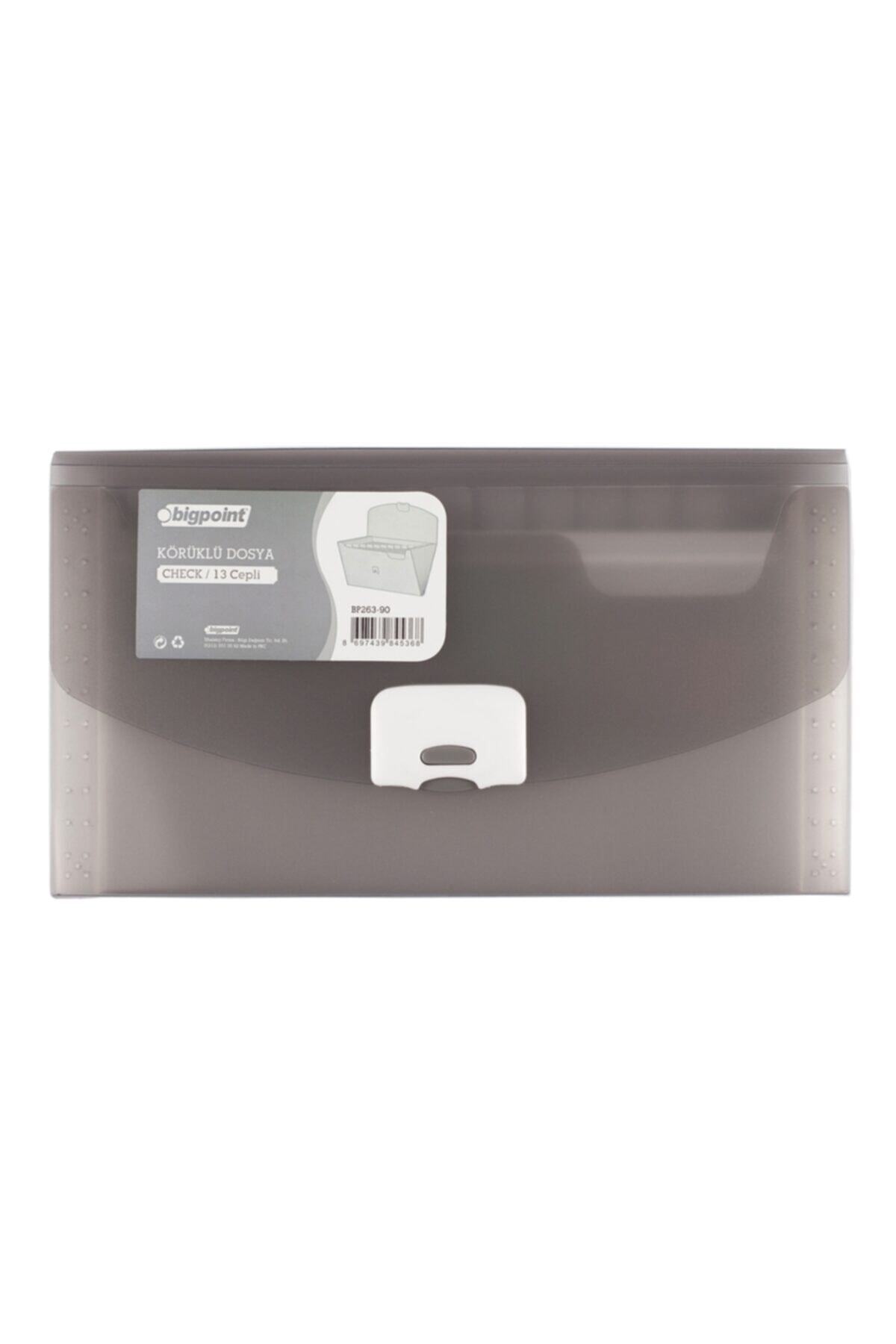 Bigpoint Koruklu Dosya 13 Ceplı A5 Dumanlı Kılıtlı --.