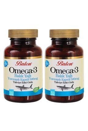 Omega 3 Balık Yağı 100 Yumuşak Kapsül 500 Mg X 2 Adet BNL-OMEGA3-100-2
