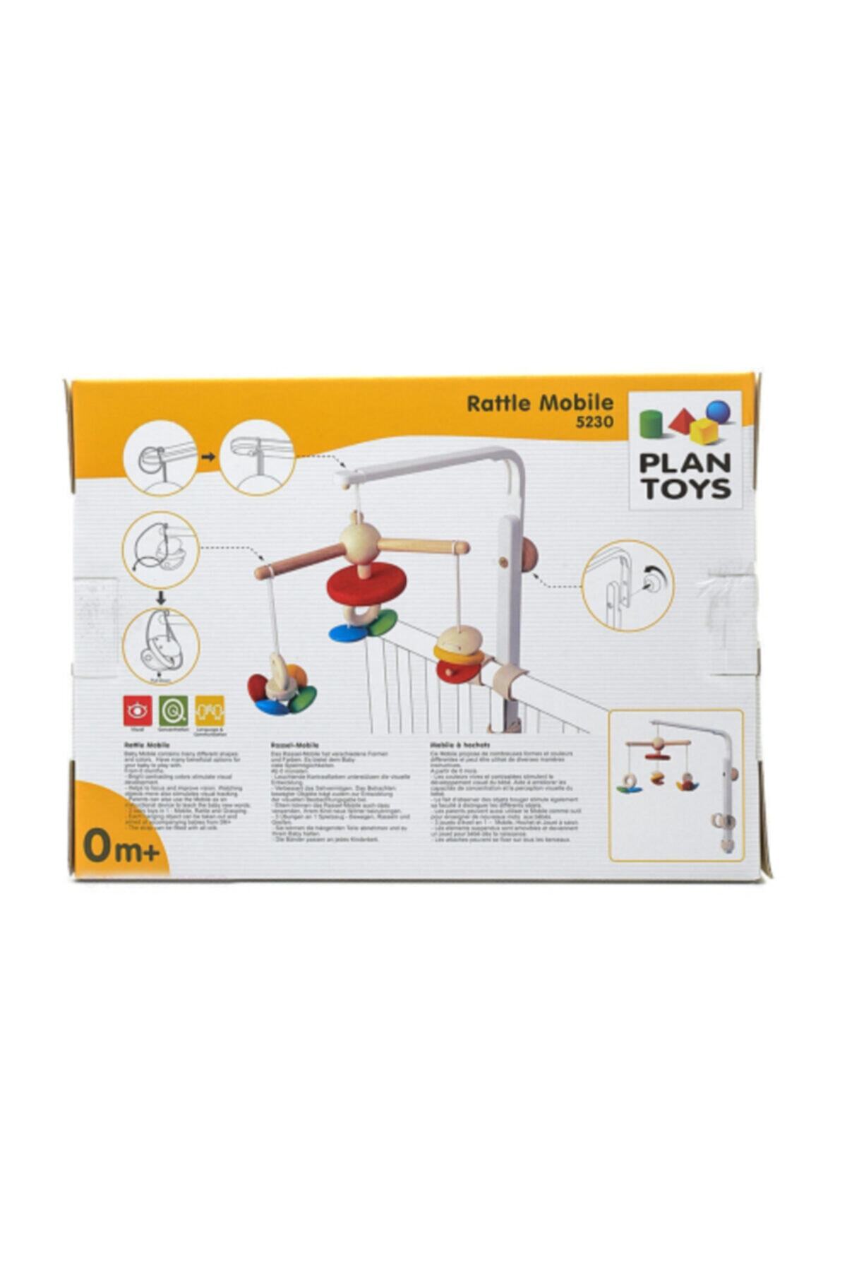 PLANTOYS Beyaz Ahşap Bebek Beşik Dönencesi fotoğrafı 3 (önizleme)