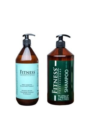 Fitness Professional Sac Duzlestirici Keratin Bakimi Brezilya Fonu 1000 Ml Trendyol