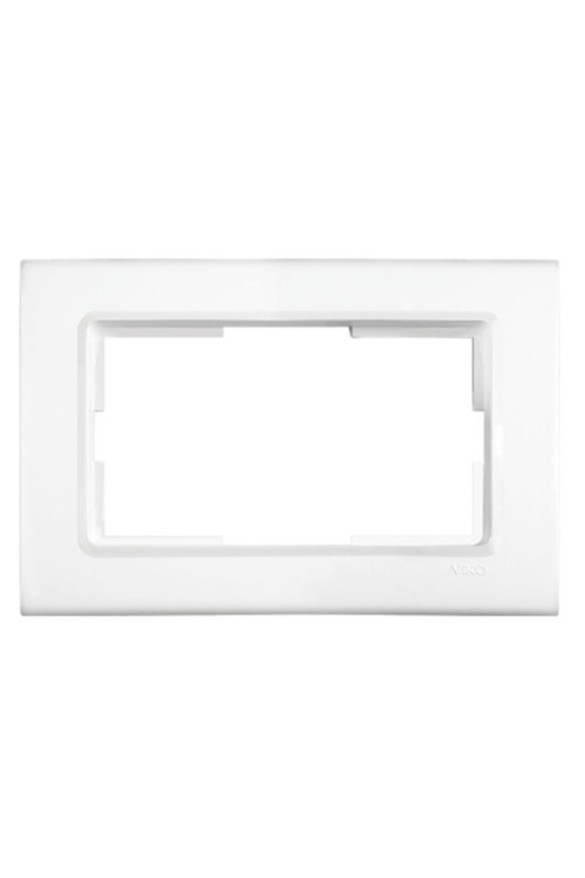 VİKO-White Linnera Double Flush Mounted Socket Frame90480007 1