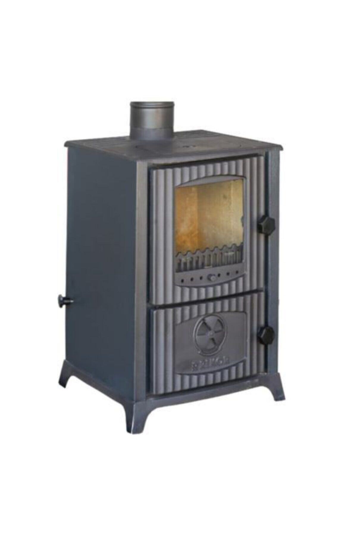 Genel Markalar Asia Siyah Mat Camlı Şömine