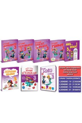 Kirmizi Beyaz Yayinlari 3 Sinif Efsane Super Plus Takim Set 8 Kitap Trendyol