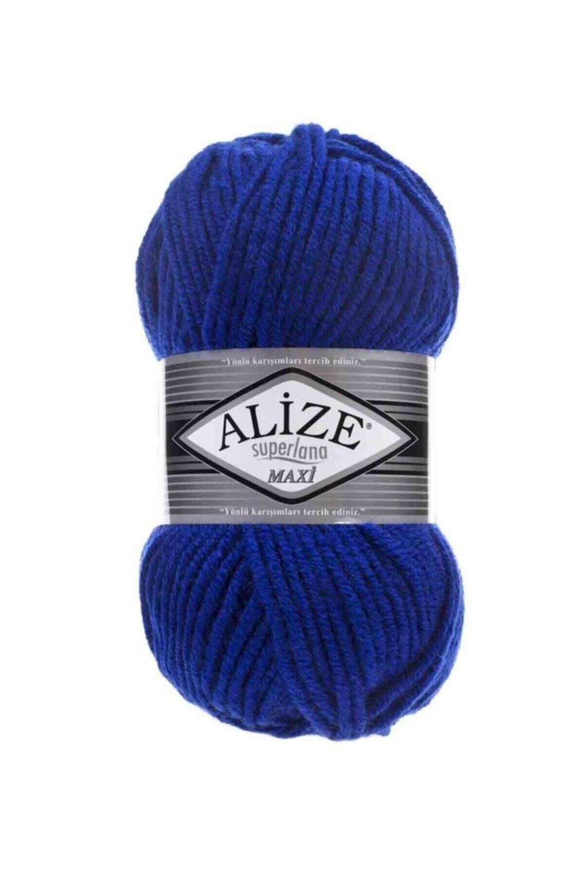 Superlana Maxi Thick Hand Knitting Lanyard 141 Saxe