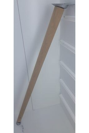 Metal Ayak Aparatlı Kalın Masa Ayağı 8'lik 74cm Lik ahşap Konik Ayak Ahşap Ayak-ham-masa 8likhammetal74cm