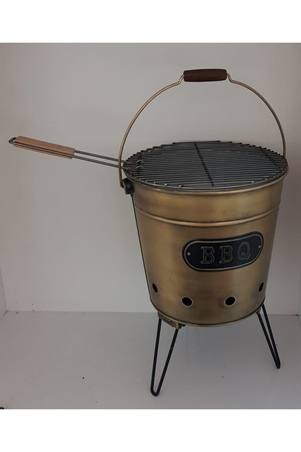 Kömürlü Mangal Antik Eskitme Renk 3