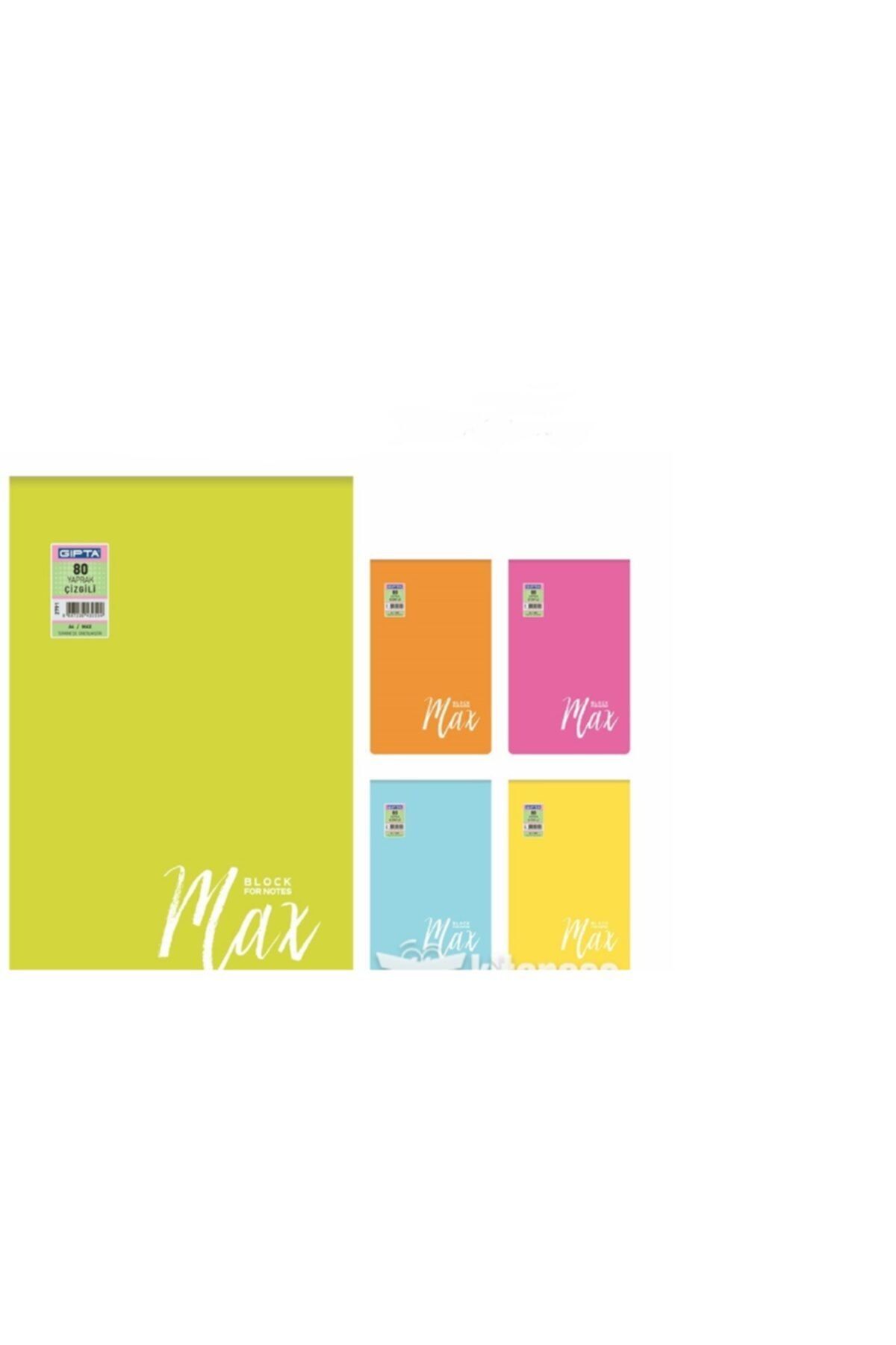 Gıpta-Max Block For Notes 80 Sheets Checkered A6 2