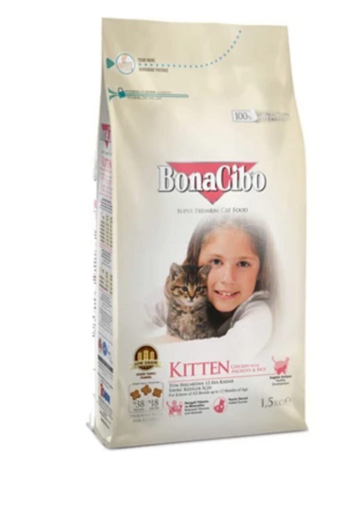 Cagatay Bonacibo Kitten Tavuklu Hamsi Ve Pirinc Esliginde Yavru Kedi Mamasi 1 5 Kg Fiyati Yorumlari Trendyol
