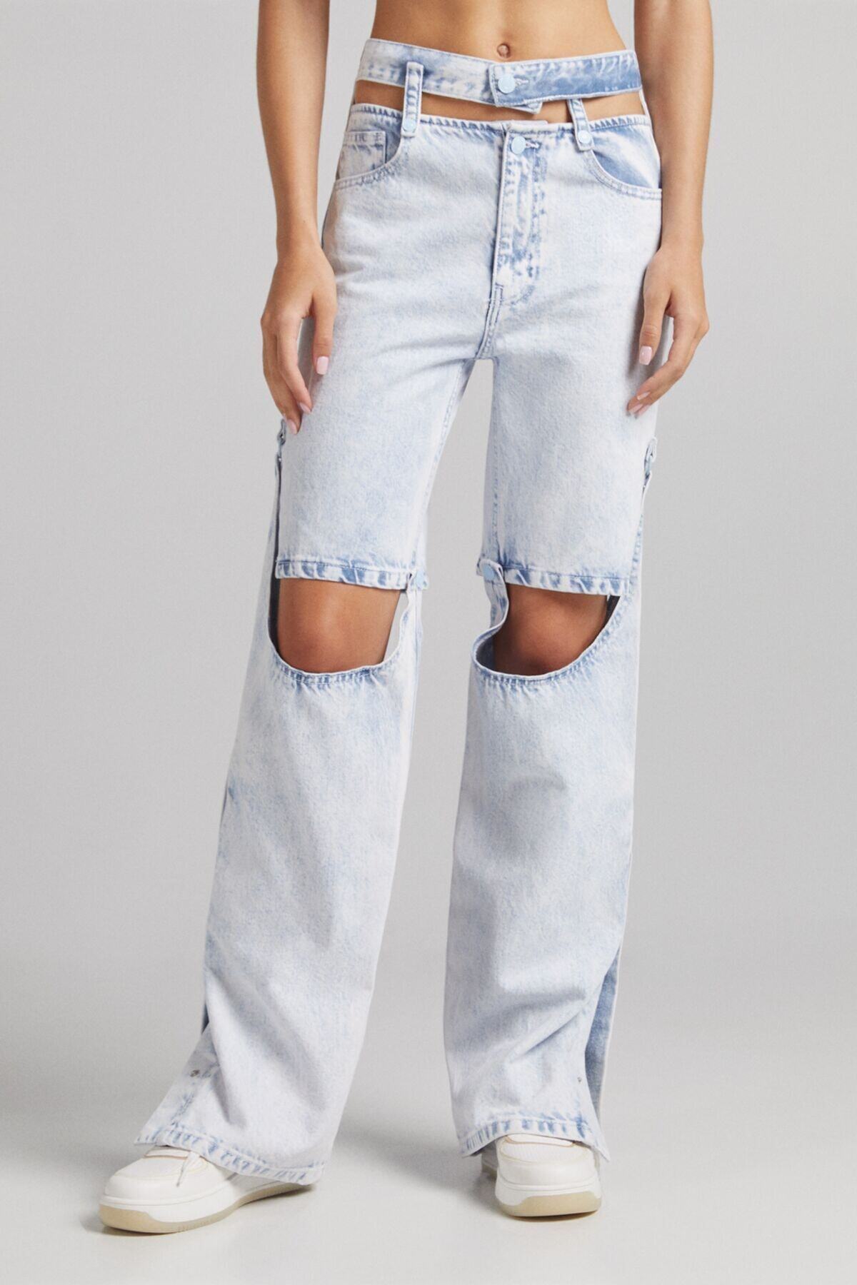 شلوار برشکا لی روشن خاص فشن Bershka