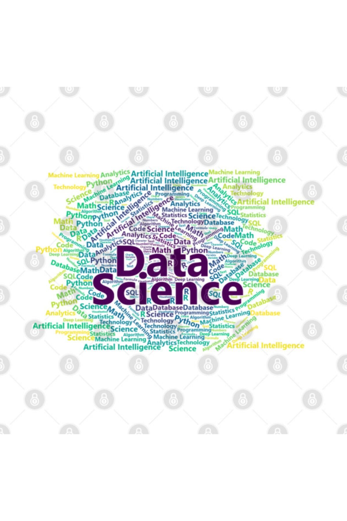 Pixxa-Data Science Word Cloud| Viridis Palette Mug 2