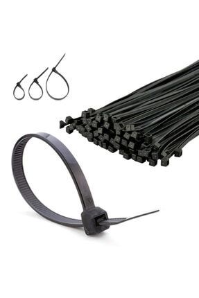 2.5*200mm - Siyah - 20cm Kablo Bağı 20cm Cırt - Kelepçe - 100lü w1712-006