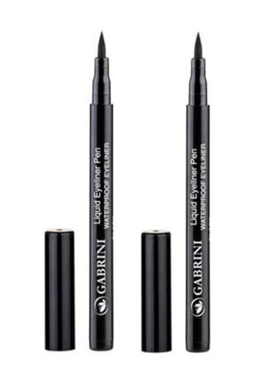 Kalem Dipliner Black Waterproof Liquid Eyeliner Pen X 2 Adet pen*2