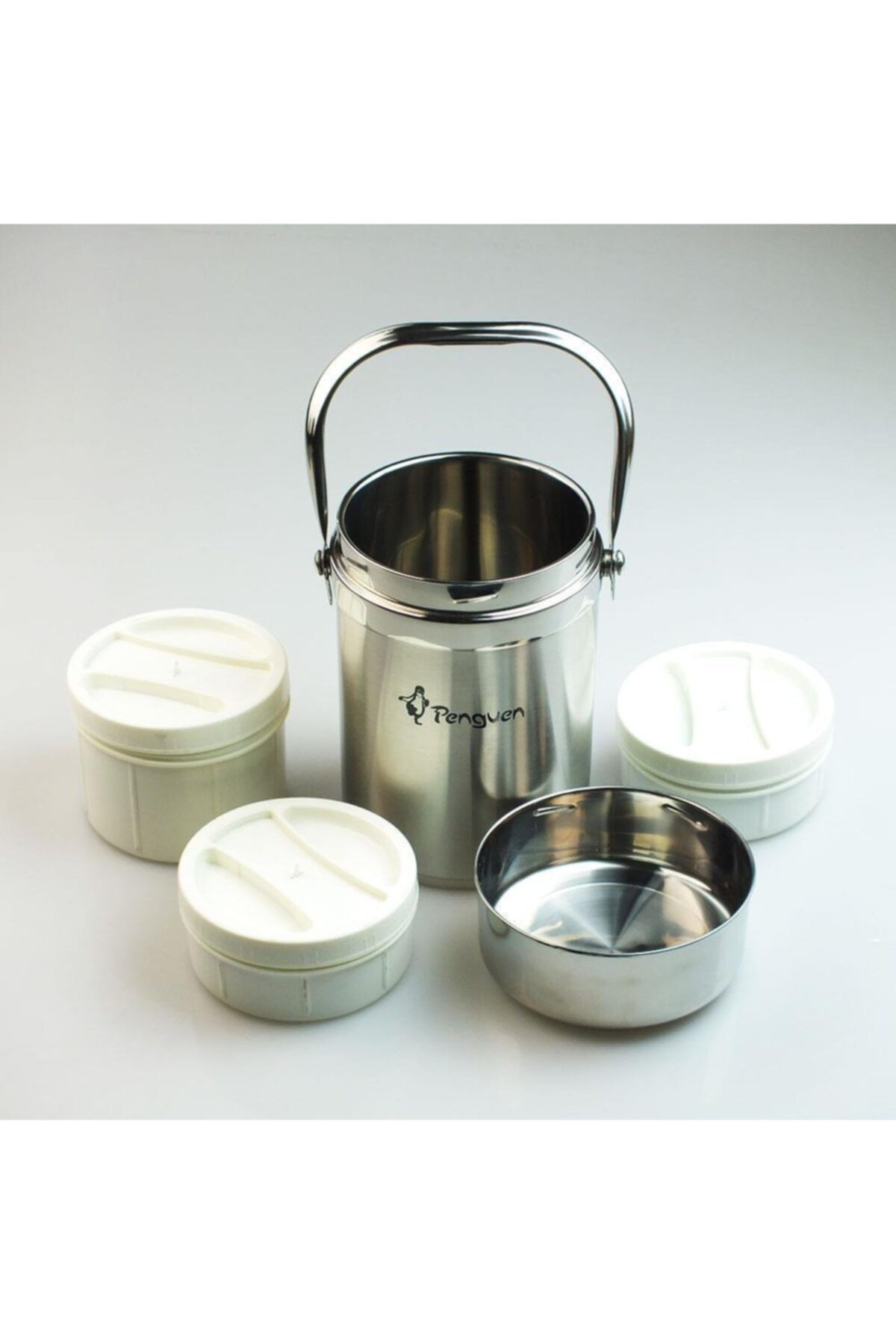 فلاسک نقرهای 1310 2 لیتر از استیل Thermos 3 Storey Expedition Penguen