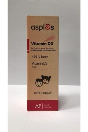 Asplus Vitamin D3 400 Iu Sprey 20 Ml 00784
