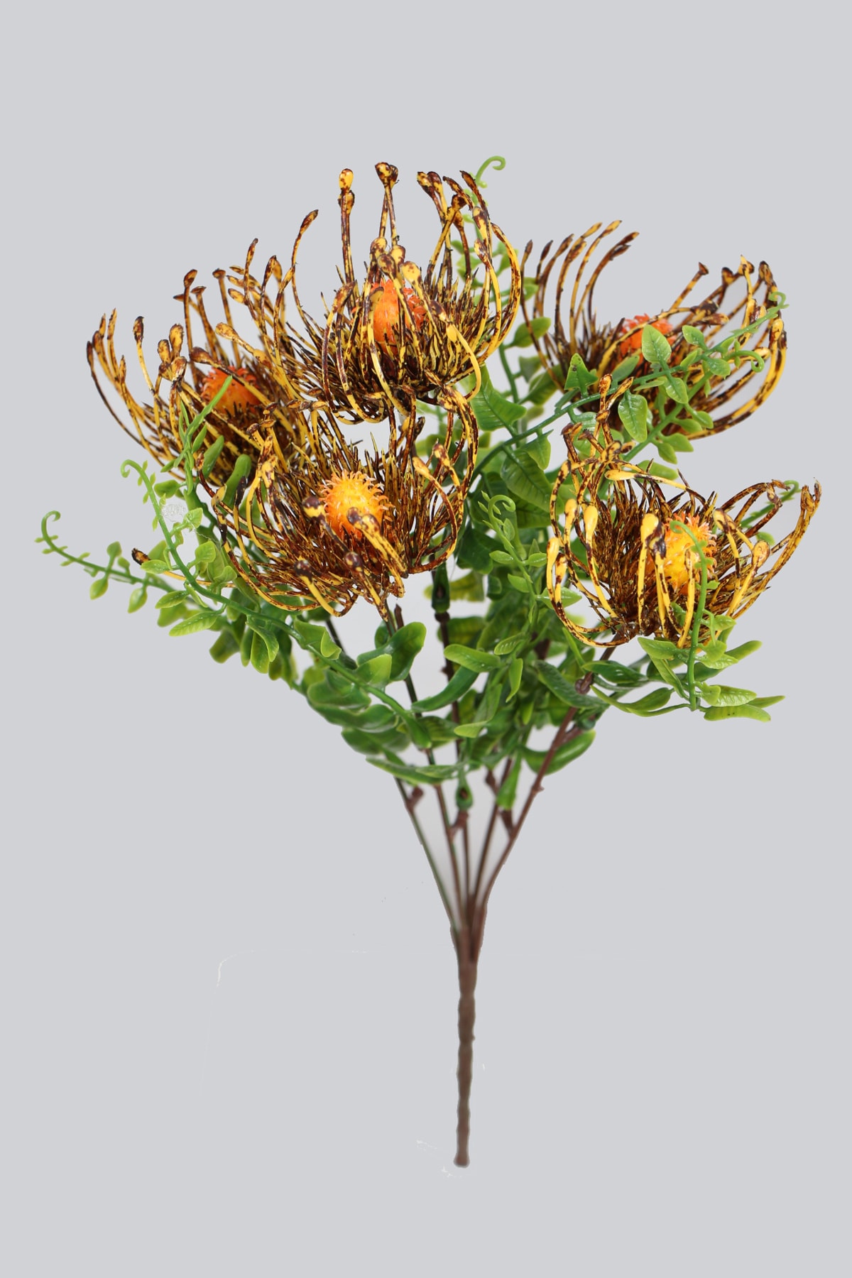 Artificial Pollen Bundle Pincushion Brown-yellow