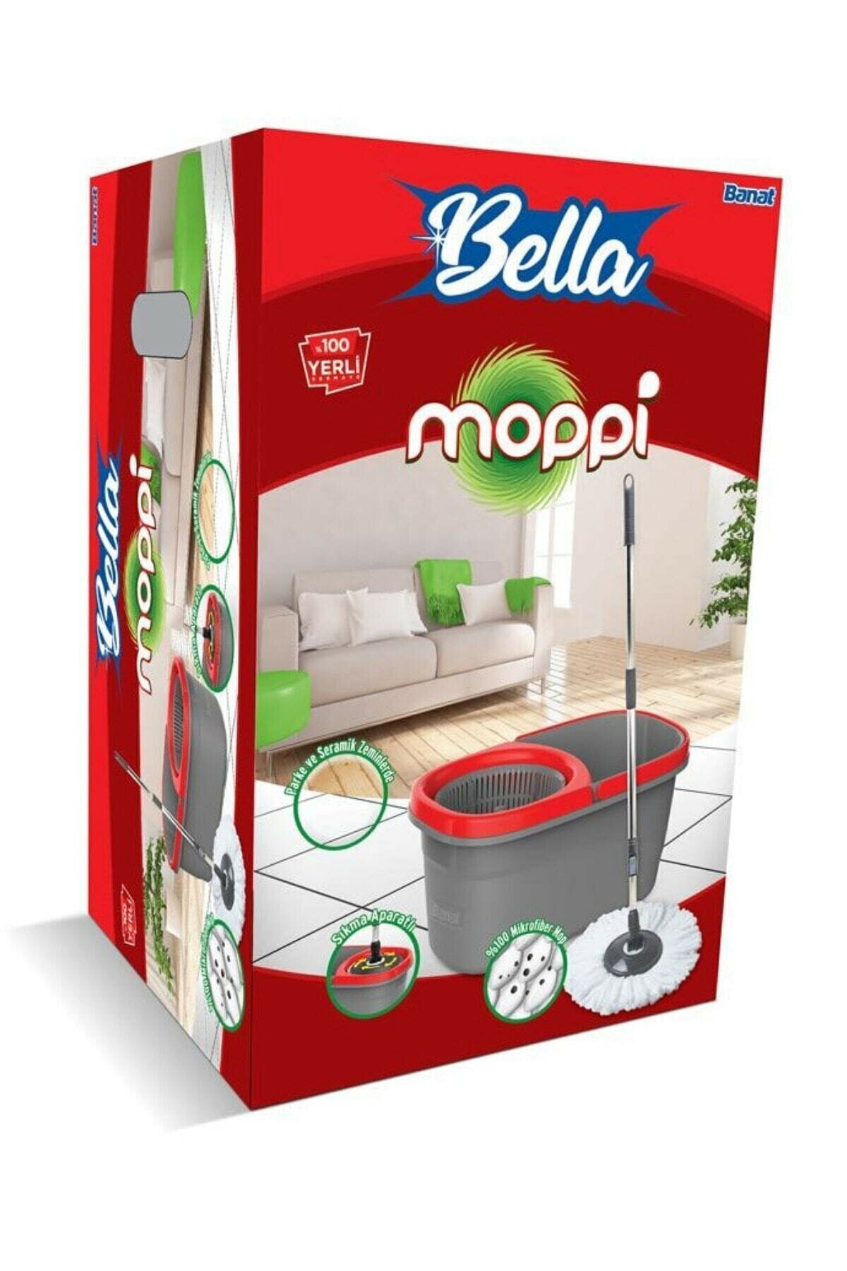 Banat Bella Moppi Döner Başlıklı Temizlik Seti