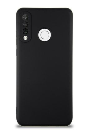 Huawei P30 Lite Kapak Içi Kadife Kamera Korumalı Lansman Silikon Kılıf - Siyah KZY_LANSM_HUP30LİTE