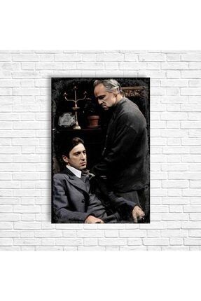Al Pacino The Godfather Retro Ahşap Poster BABARP4