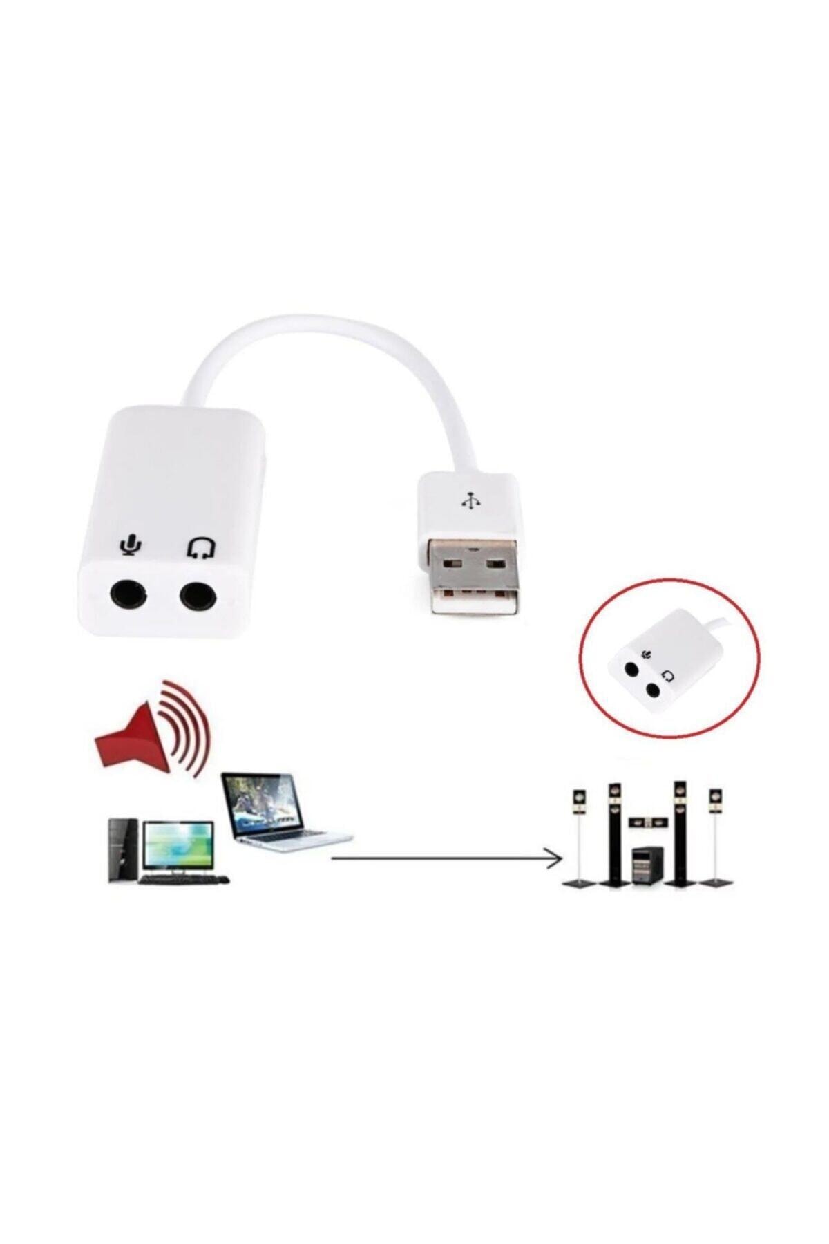 Usb Kablolu Ses Kartı 7.1 Sound Çevirici Dönüştürücü Garantili Ürün 4