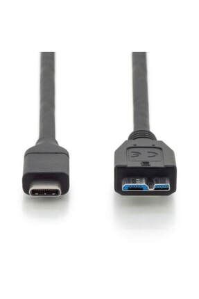 USB Type-C connection cable, type C to micro B M/M, 1,0m, AK-300151-010-S