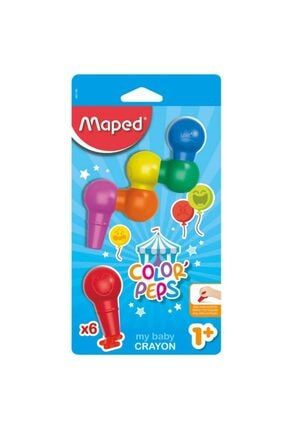 Color Peps Baby Crayons 6'lı Boya Kalemi 863106 MAPED-863106