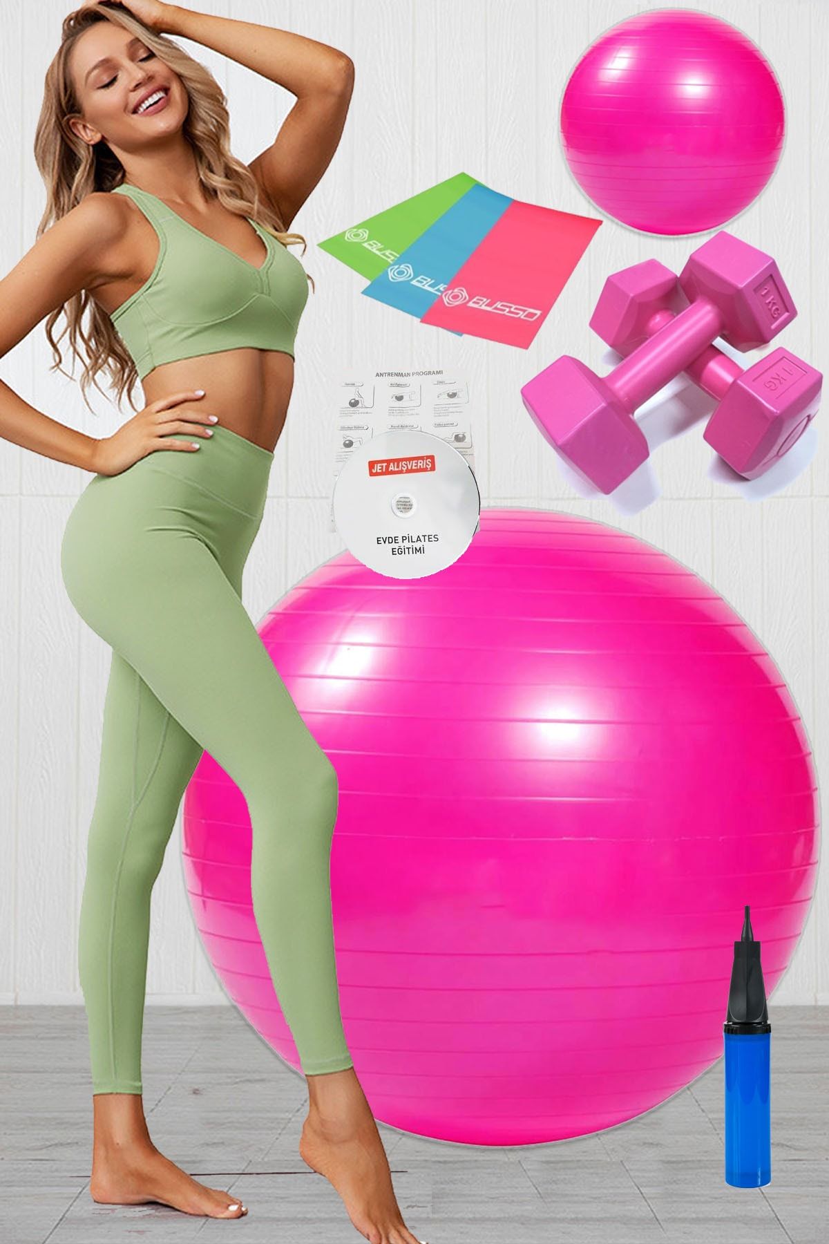 Pilates dumbbell set outlet